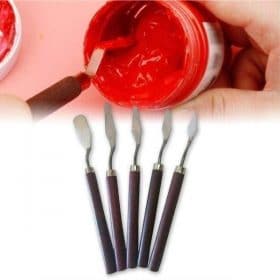 5pcs/Set Of Steel Spatula Palette Knife