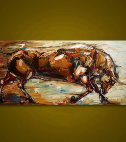Abstract Bull Paint By Numbers