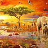 African Savanna Paint by numbers
