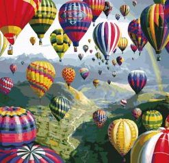 Air Balloons Paint by numbers