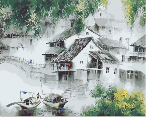 Ancient Town Jiang Paint By Numbers