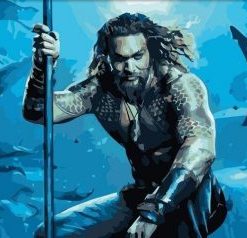 Aquaman Paint by numbers
