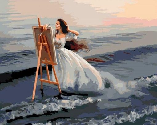 Artist by Sea Paint by numbers