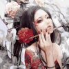 Asian Girl Paint By Numbers