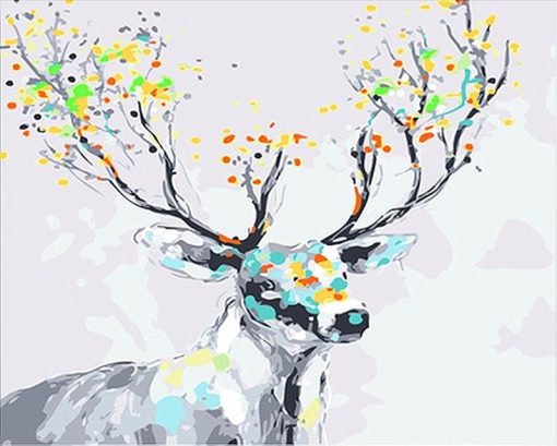 Astral Deer Paint by numbers