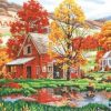Autumn Farmhouse Paint by numbers