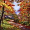 Autumn Trees Paint by numbers