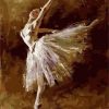 Ballerina Tilting Paint By Numbers