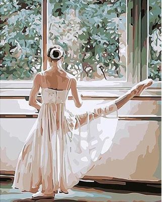 Ballerina Twirling Paint By Numbers