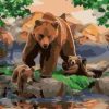Bear Family Paint By Numbers