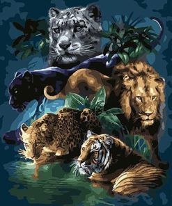 Big Cat Paint By Numbers