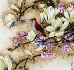 Bird Flowers Paint By Numbers