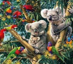Birds & Koalas Paint By Numbers