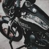 Black Motorcycle Paint By Numbers