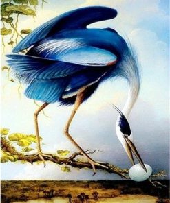 Blue Heron Birds Paint By Numbers