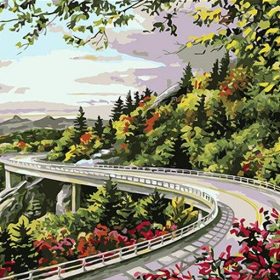 Blue Ridge Parkway Paint By Numbers