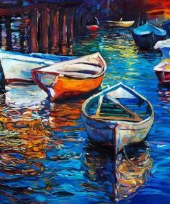 Boats and Sea Paint by numbers