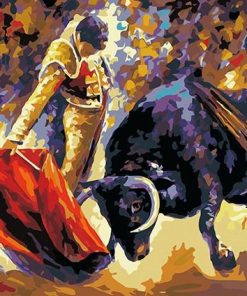 Bull and Matador Paint By Numbers