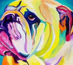 Bulldog Art Paint By Numbers
