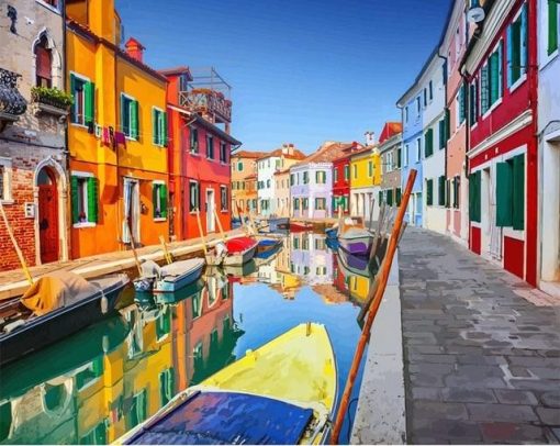 Burano Venice Paint By Numbers