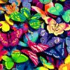 Butterflies and Colors Paint By Numbers