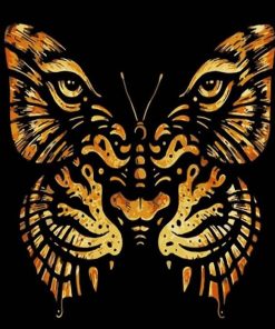 Butterfly Tiger Paint By Numbers