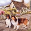 Cabin Dogs Paint By Numbers