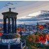 Calton Hill Edinburgh Paint By Numbers