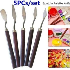 5pcs/Set Of Steel Spatula Palette Knife