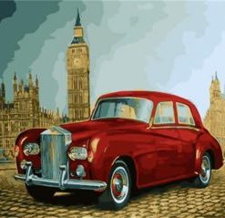 Car in London Paint by numbers