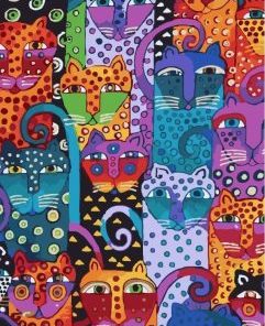 Cats Heads Paint by numbers