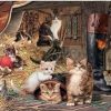 Cats in a Stable Paint By Numbers