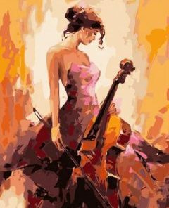 Cello Girl Paint By Numbers