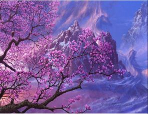 Cherry Blossom Tree Paint By Numbers