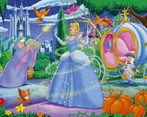 Cinderella Animation Paint By Numbers