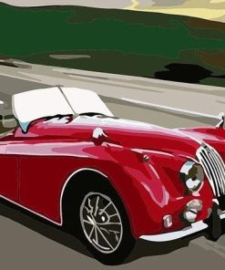 Classic Sports Car Paint By Numbers