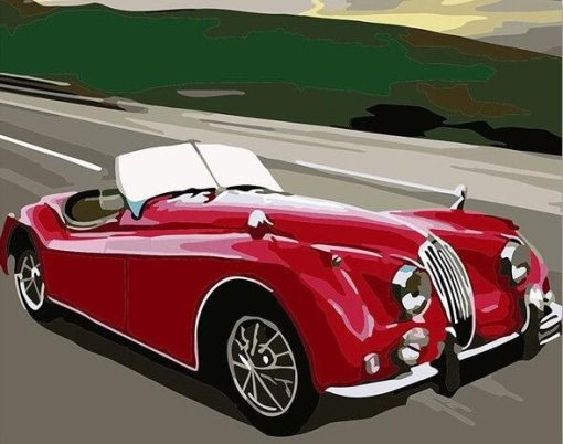 Classic Sports Car Paint By Numbers