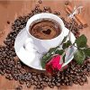 Coffee Rose Paint By Numbers