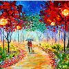 Colorful Abstract Park Paint By Numbers