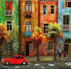 Colorful City Paint By Numbers