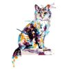 Colorful Dotted Cat Paint By Numbers