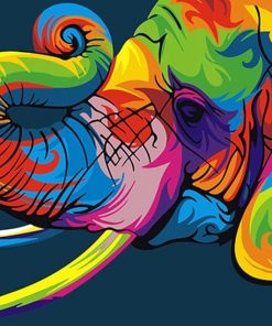 Colorful Elephant Paint By Numbers