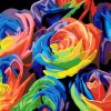 Colorful Flowers Paint By Numbers
