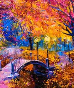 Colorful Landscape Paint By Numbers