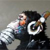 Colorful Monkey Paint by numbers