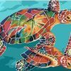 Colorful Tortoise Paint By Numbers