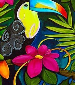 Colorful Toucan Paint By Numbers