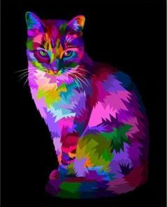 Colour Cat Paint By Numbers