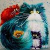 Colourful Cats Paint By Numbers