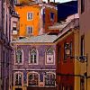 Colourful Houses Lisbon Paint By Numbers